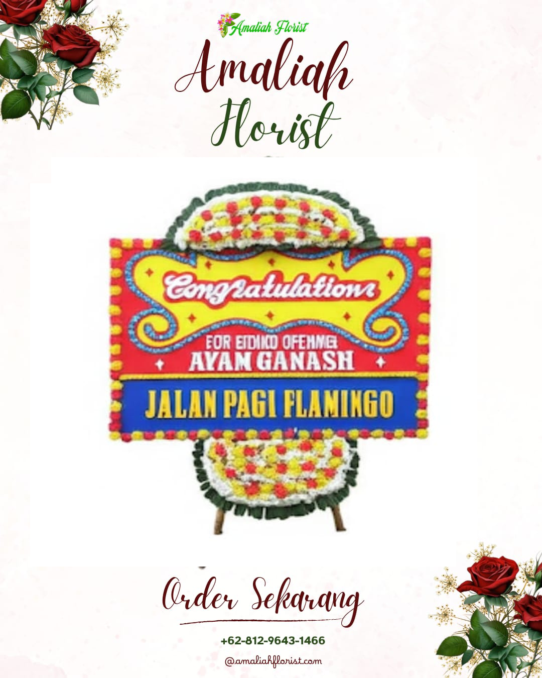 Sewa Papan Bunga Lawang